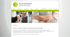 Desktop Screenshot of physio-schmelcher.de