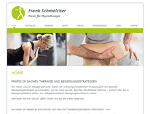 Tablet Screenshot of physio-schmelcher.de